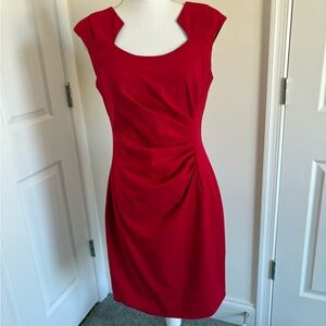 Calvin Klein Red Midi Dress